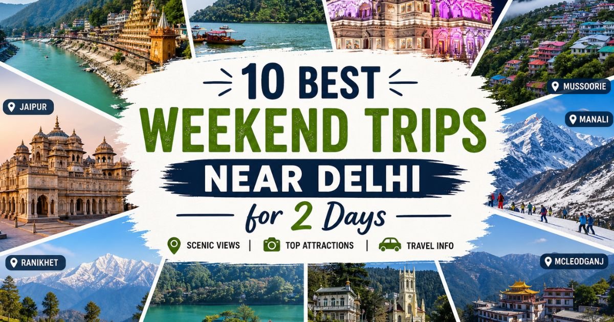 best weekend trips near delhi